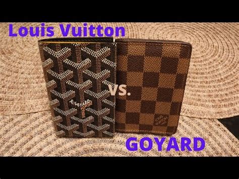 Louis Vuitton vs Goyard Wallet comparison 